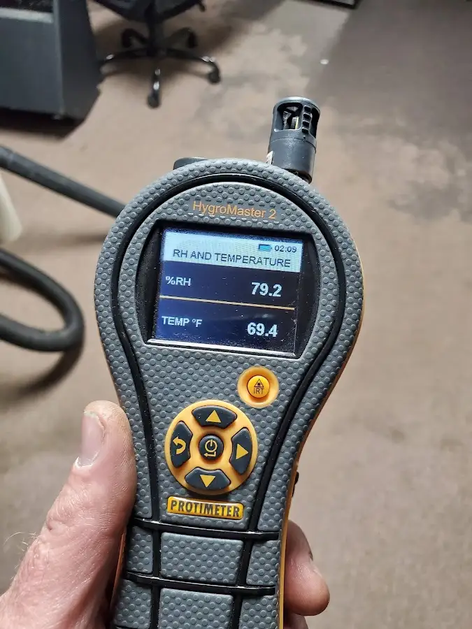 Moisture meter humidity assessment for Fire & Smoke Damage Restoration in Valencia West